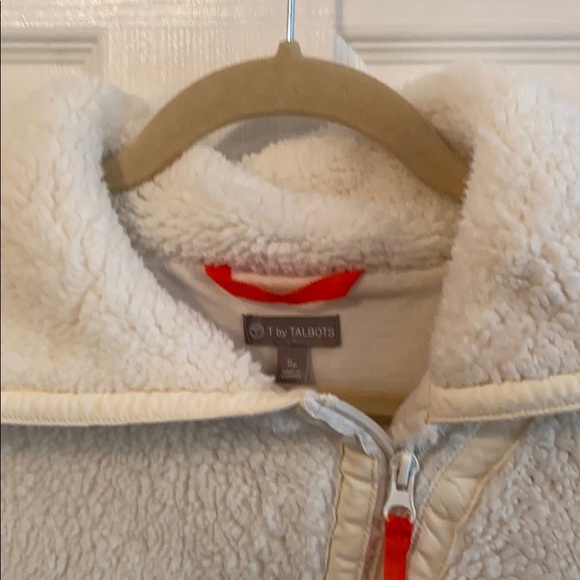 T by Talbots SP fleece zip front jacket. - Picture 2 of 6